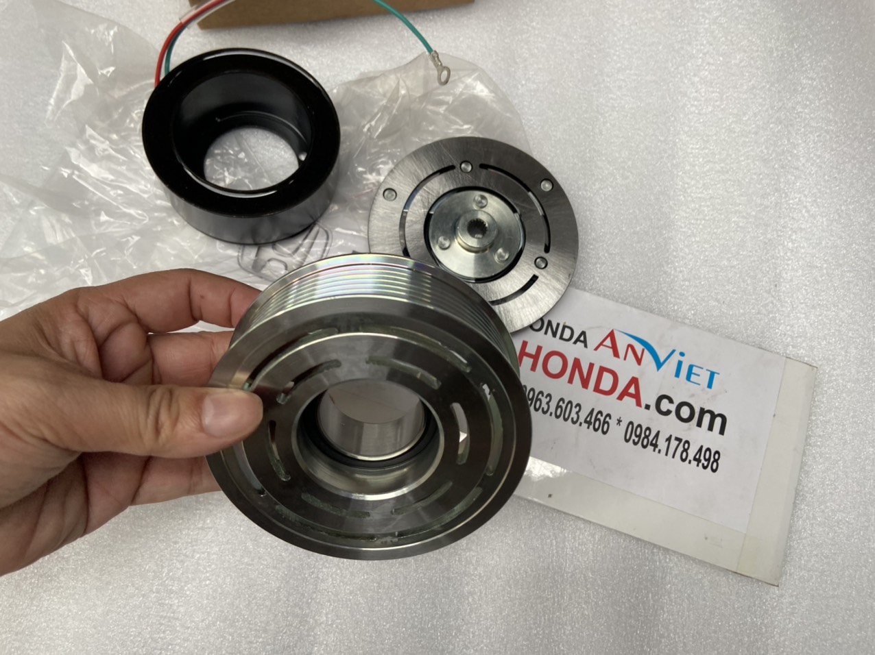 Cuộn điện Puly đầu lốc điều hòa xe Honda CIVIC